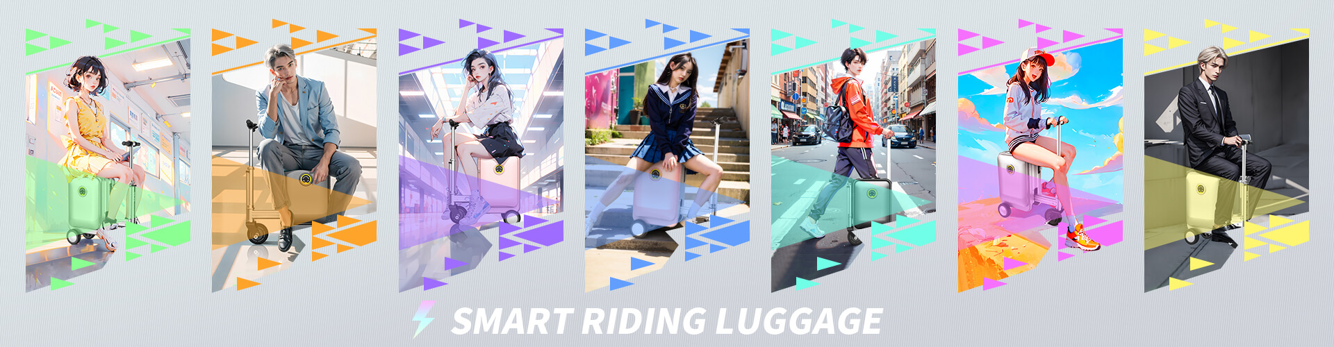 Airwheel 电动遥控拉杆箱